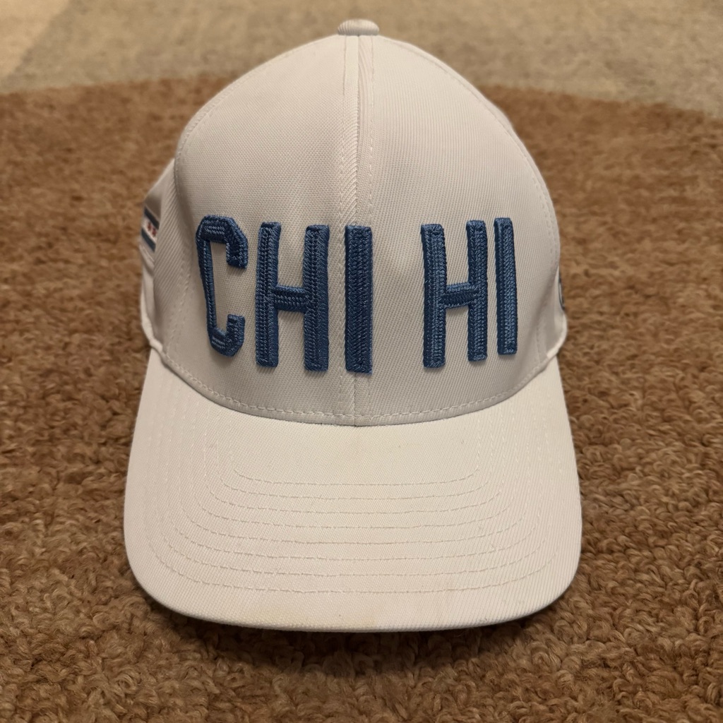 G/Fore - “Chi Hi” White Snapback Hat - Chicago And Tennessee